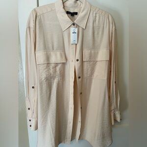 Banana Republic size L cream shirt